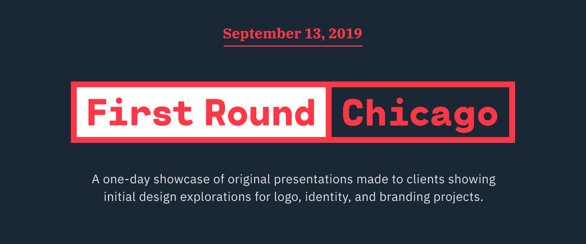 First Round 2019 - Chicago: Tickets Available