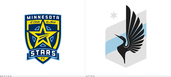 Minnesota United FC Logo, Before and After