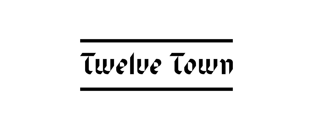 New Logo and Identity for Twelve Town by Johnson Banks