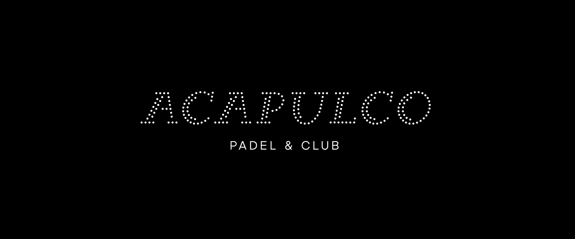 New Logo and Identity for Acapulco Padel & Club by Bedow