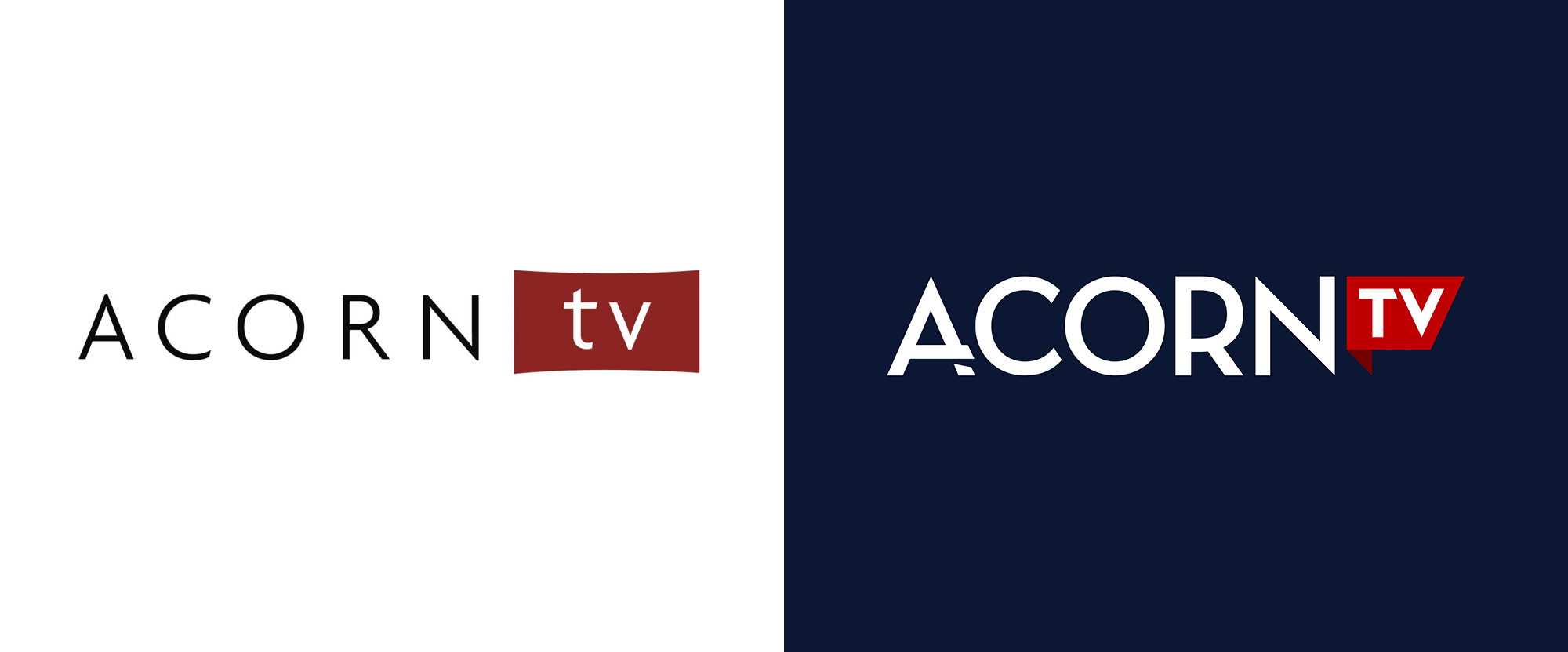 New Logo for Acorn TV by Trollbäck+Company