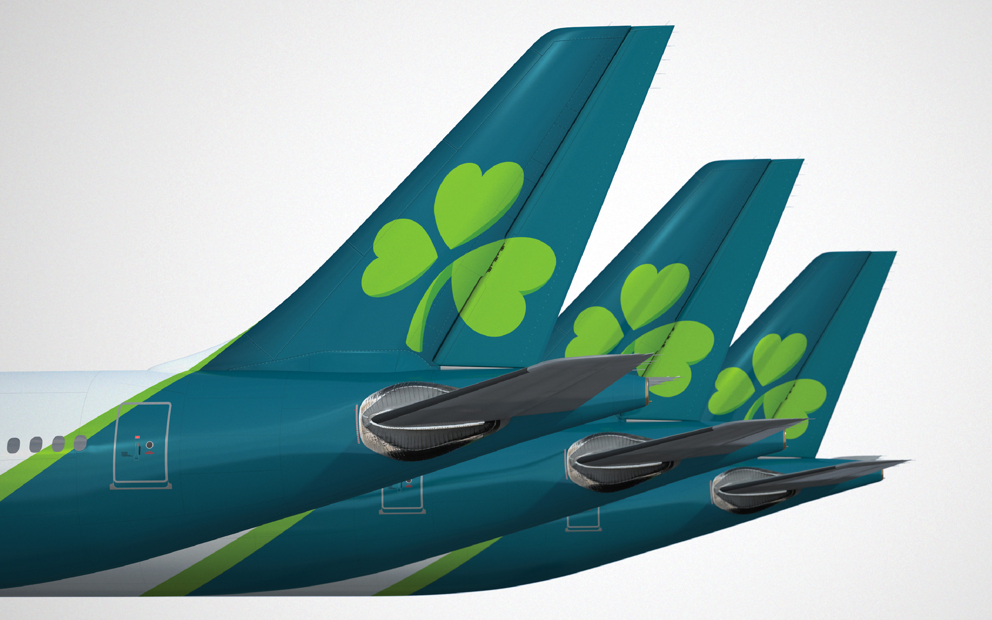 New Logo, Identity, and Livery for Aer Lingus by Lippincott