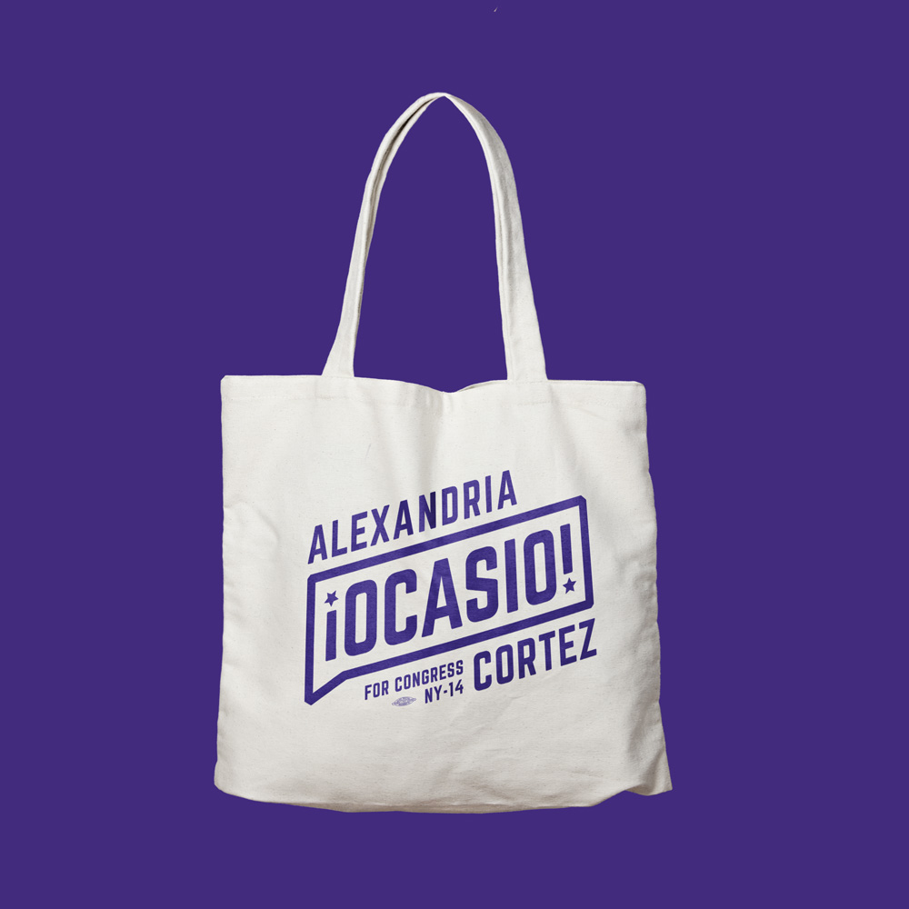 New Logo and Identity for Alexandria Ocasio-Cortez 2018 Campaign by Tandem