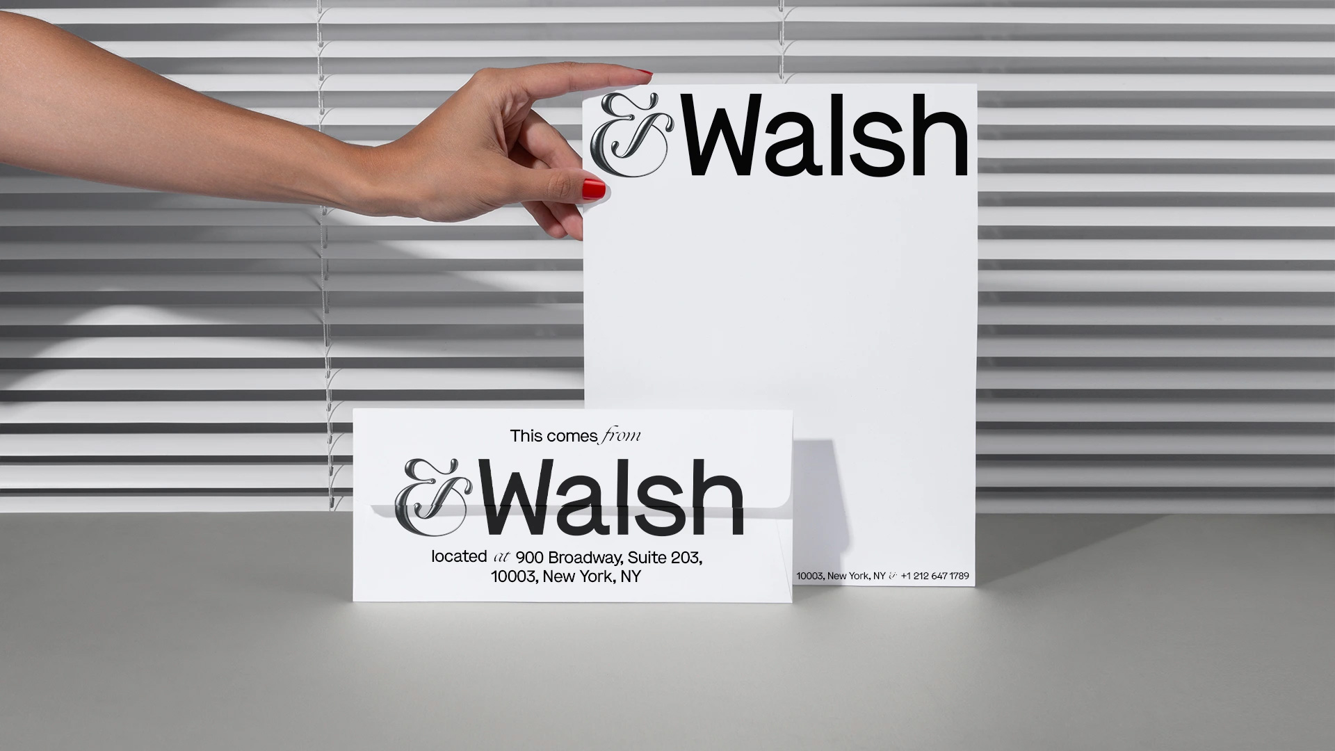 New Name, Logo, and Identity for and by &Walsh