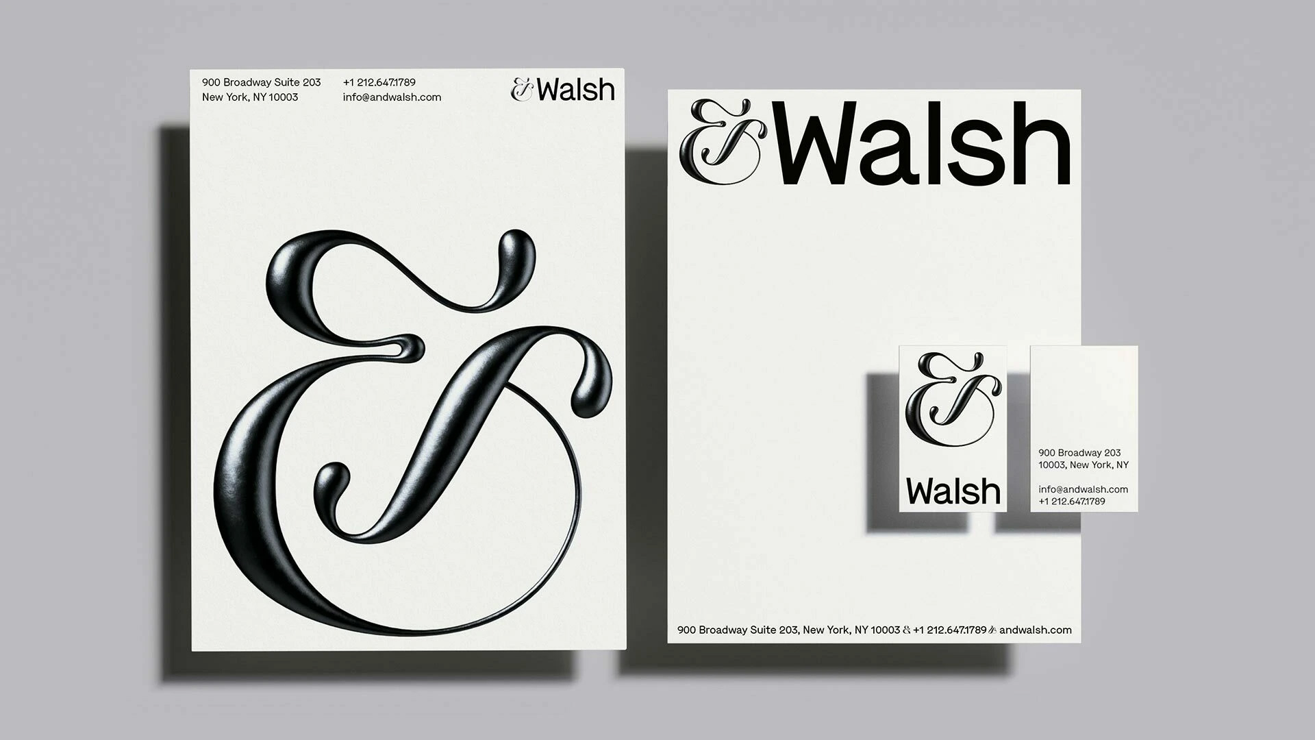 New Name, Logo, and Identity for and by &Walsh