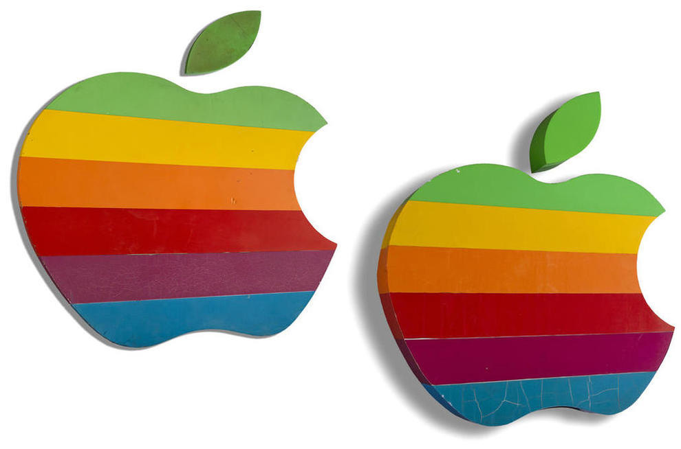 Apple Logos for Auction