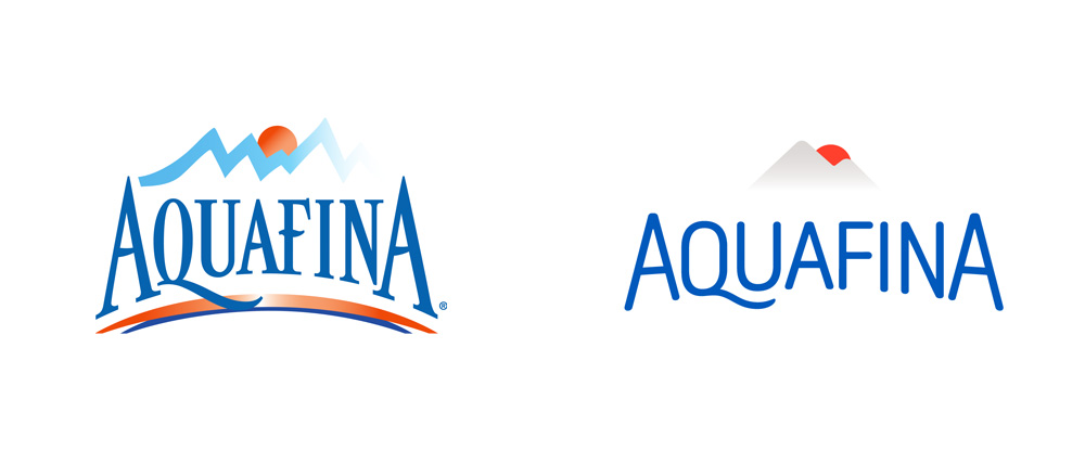 New Logo and Packaging for Aquafina done In-house
