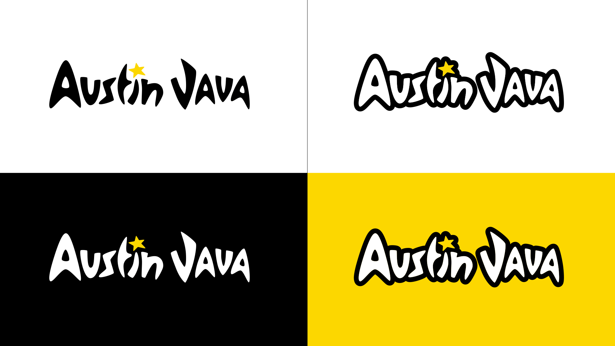 New Logo and Identity for Austin Java by Tilted Chair