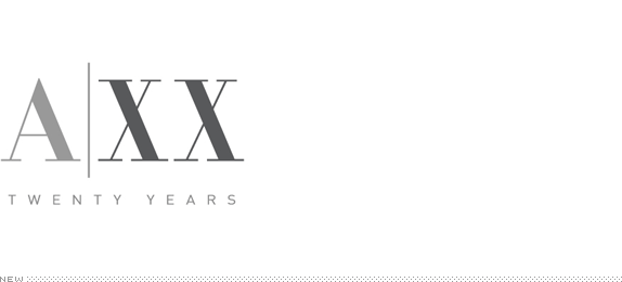 Armani Exchange 20th Anniversary Logo, New