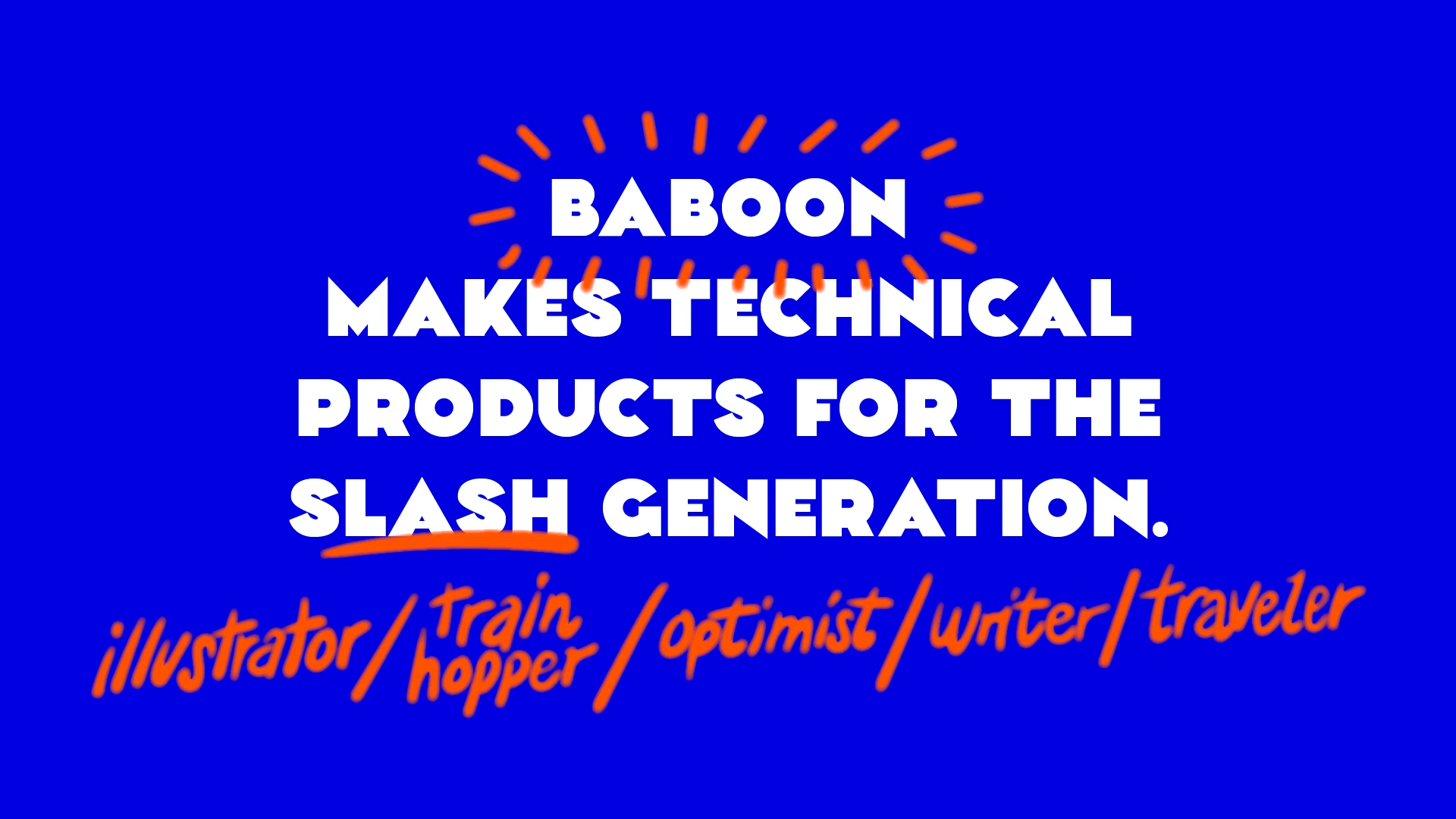 New Logo and Identity for Baboon by Sagmeister & Walsh