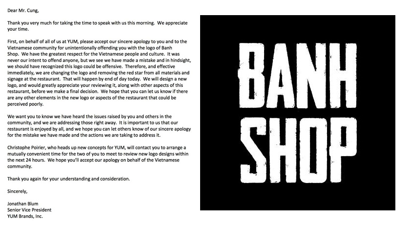Banh Shop Changes Logo
