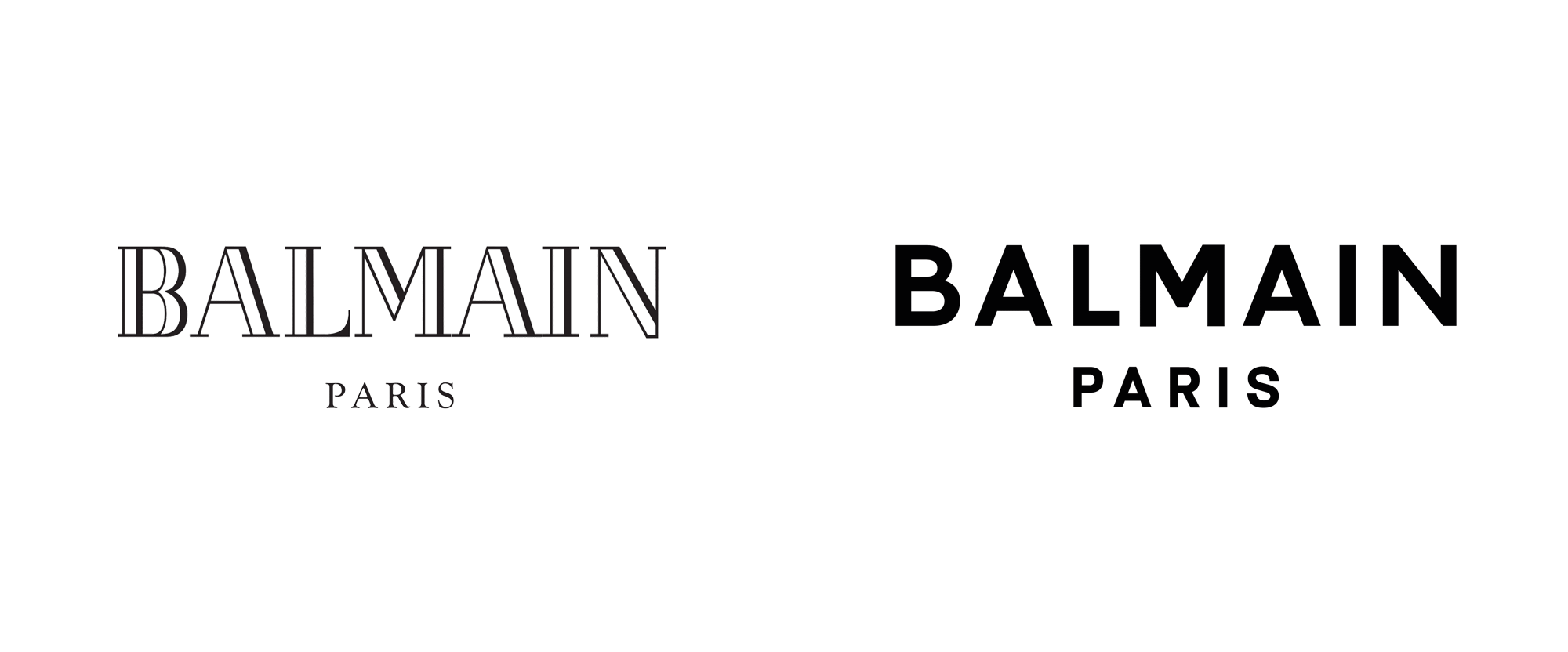 New Logo for Balmain by Adulte Adulte