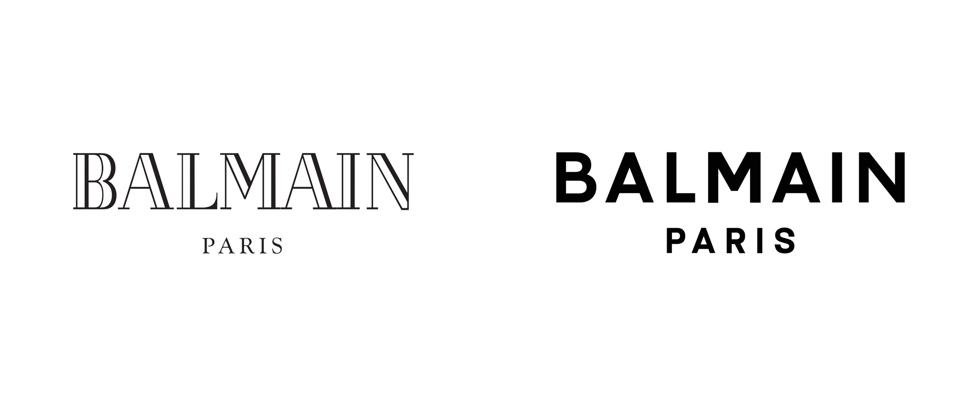 Brand New: New Logo for Balmain by Adulte Adulte