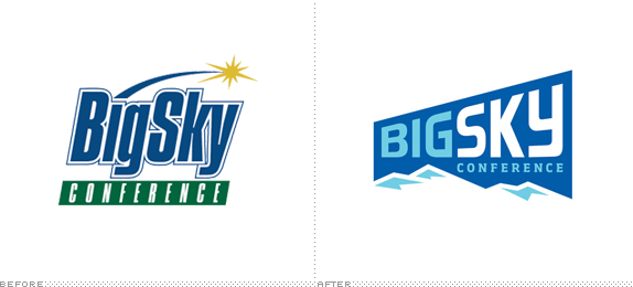 Big Sky Conference Logo, Before and After