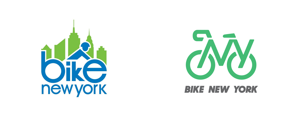 New Logo and Identity for Bike New York by Pentagram