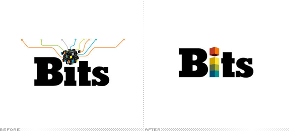 Bits Logo, Before and After