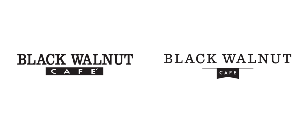 New Logo and Identity for Black Walnut Cafe by Principle