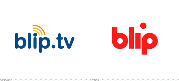 Blip Logo, Before and After