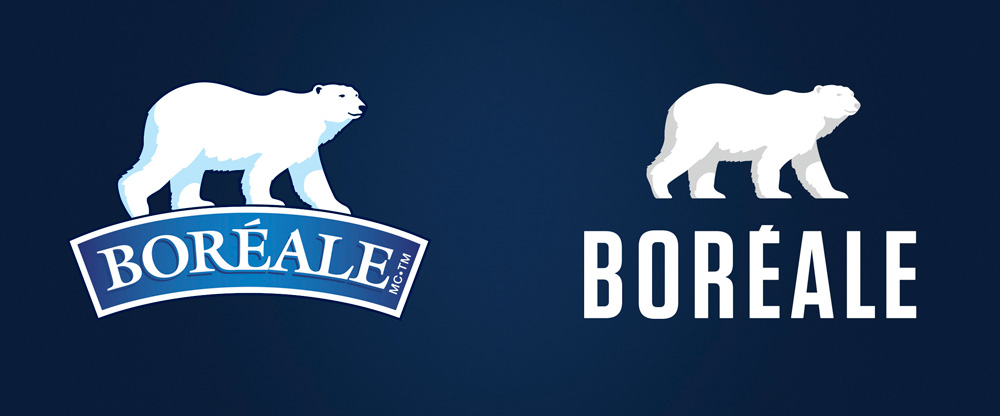 Pur Malt Polar Bear Boreale Quebec Canada Coaster / Beer Mat Boréale 