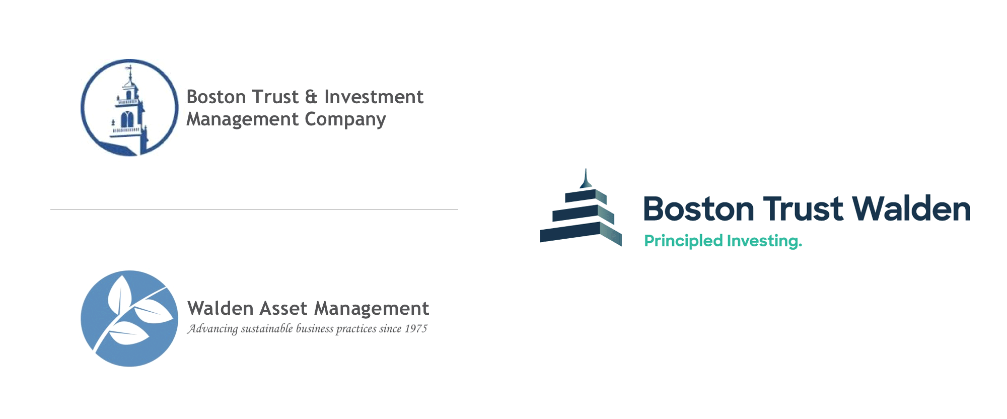 New Logo and Identity for Boston Trust Walden by North Street