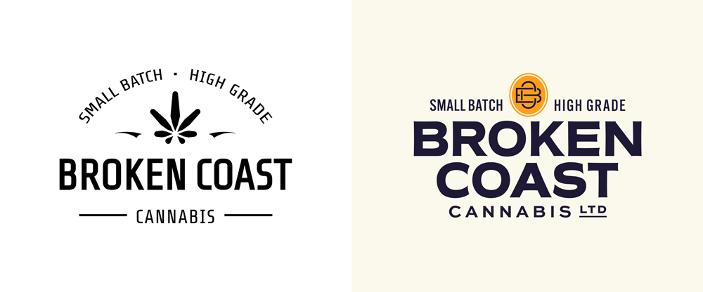 New Logo, Identity, and Packaging for Broken Coast Cannabis by Webb Creative