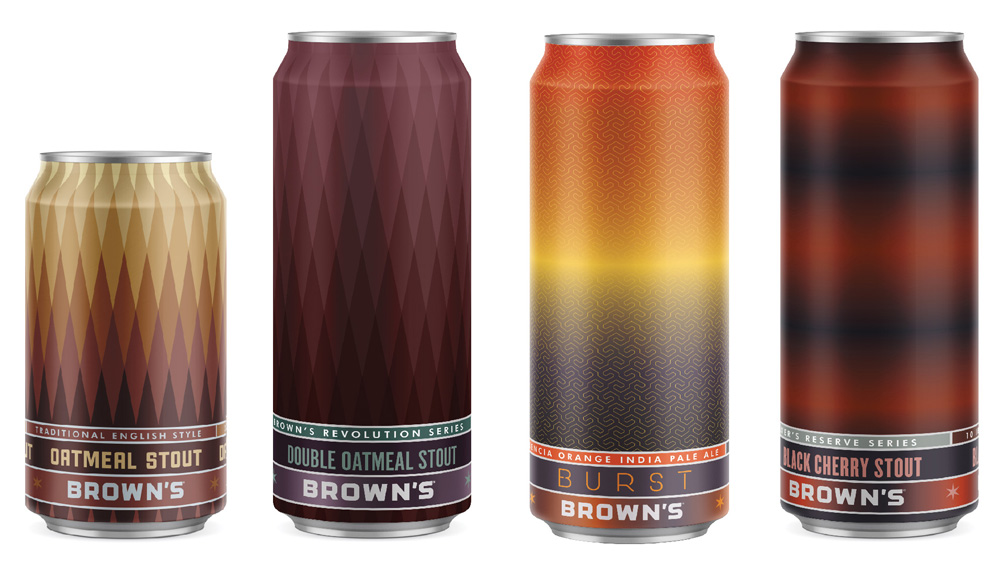New Logo, Identity, and Packaging for Brown's Brewing Company by id29