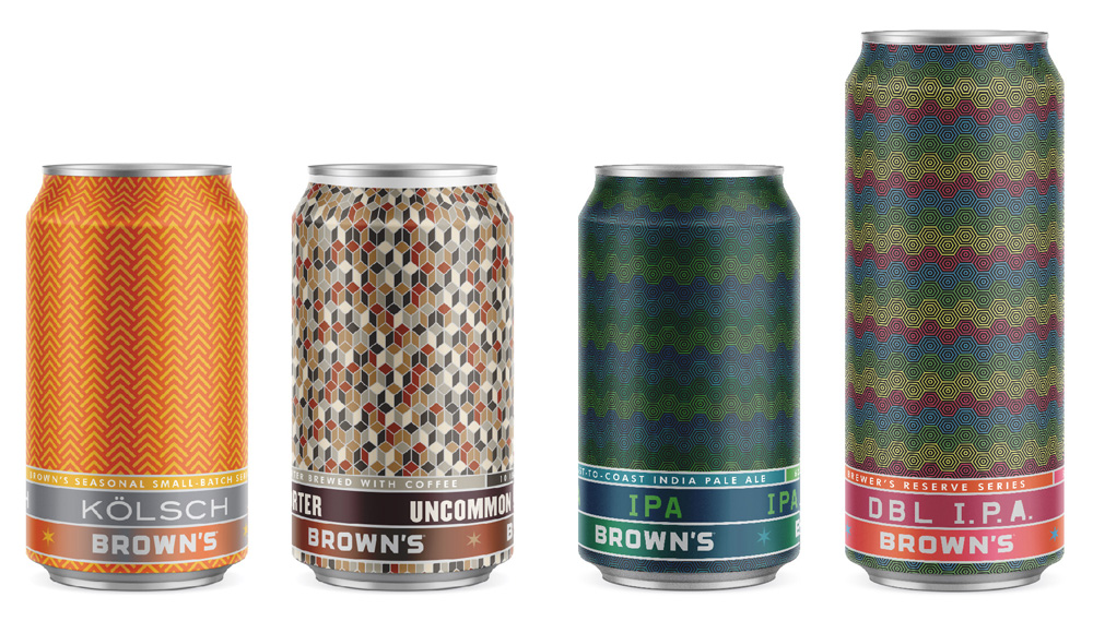 New Logo, Identity, and Packaging for Brown's Brewing Company by id29