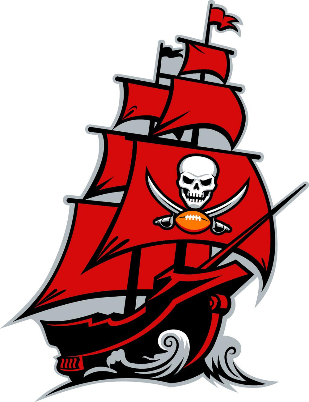 Brand New: New Logo, Identity, and Helmet for Tampa Bay Buccaneers