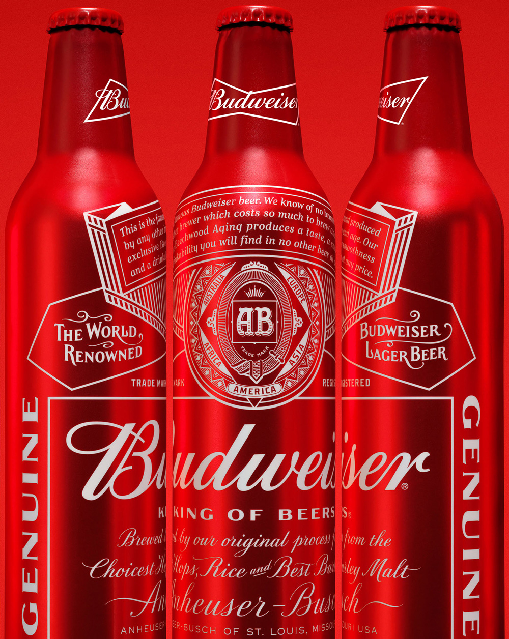 Brand New New Logo and Packaging for Budweiser by Jones
