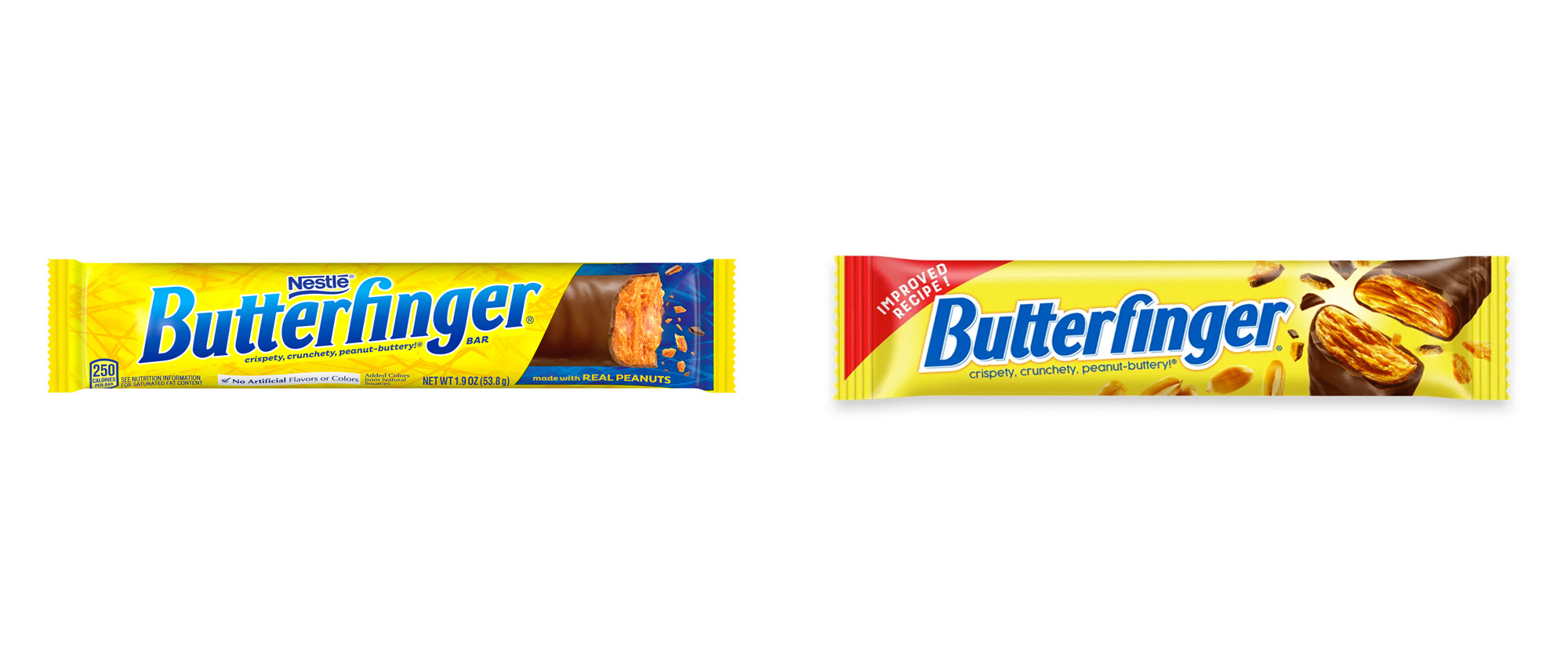 New Logo and Packaging for Butterfinger