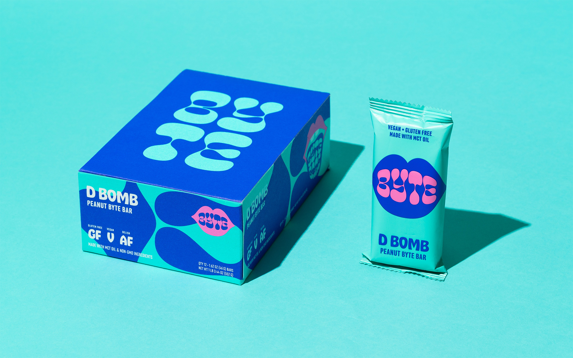 New Logo and Packaging for Byte Bars by Cast Iron Design