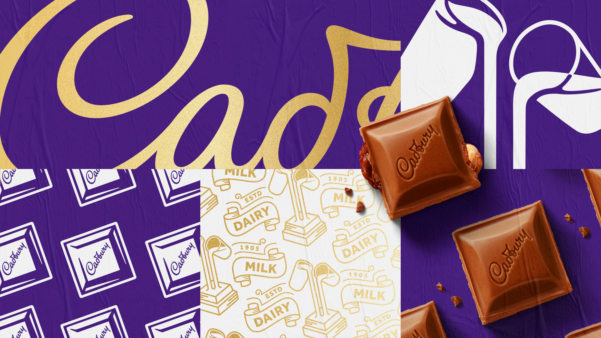 New Logo, Identity, and Packaging for Cadbury by Bulletproof