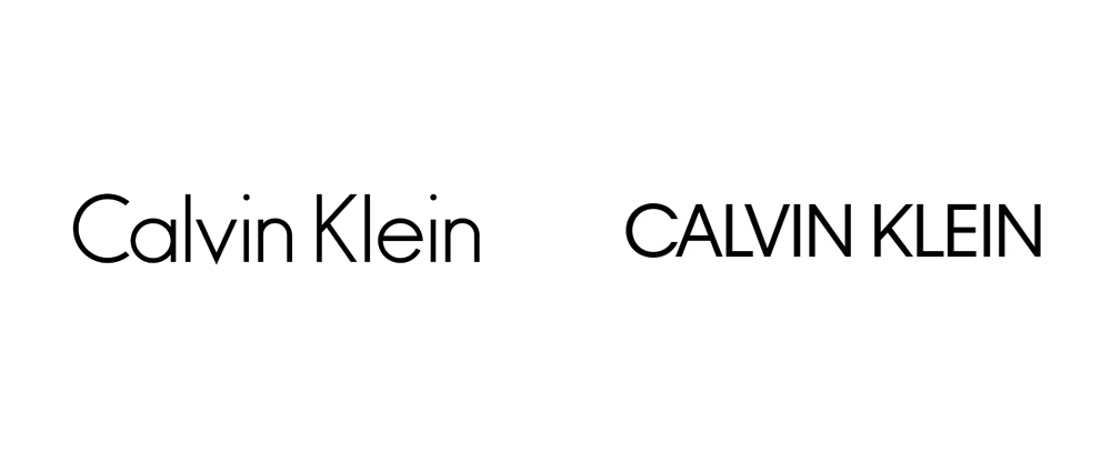 logo calvin klein brand