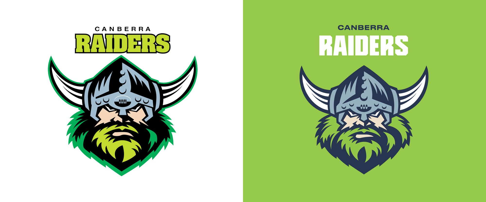 New Logo and Identity for Canberra Raiders by Inklab