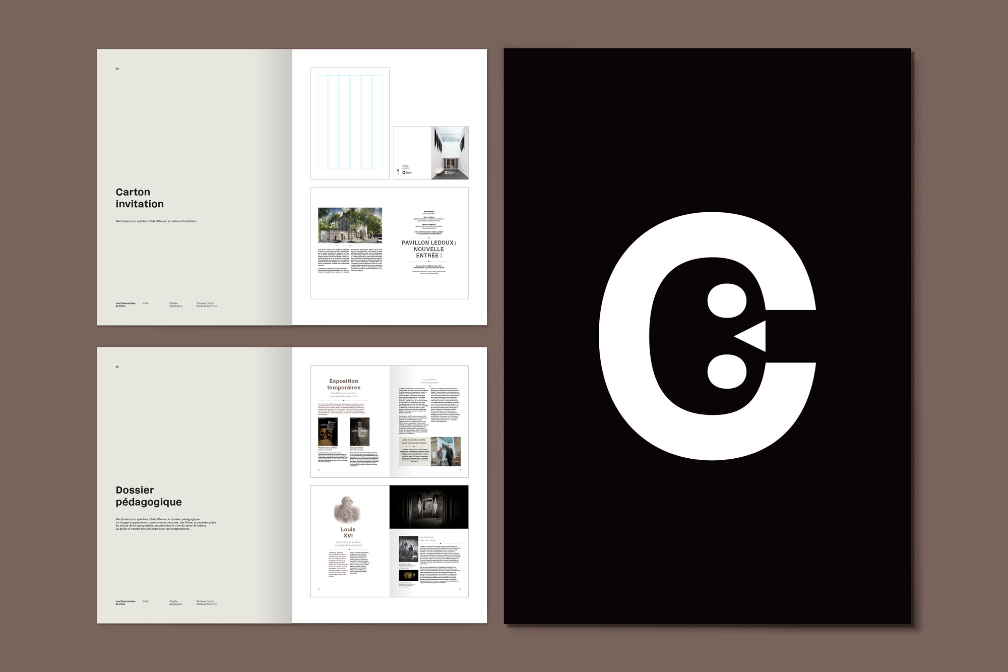 New Logo and Identity for Catacombes de Paris by Mo-To