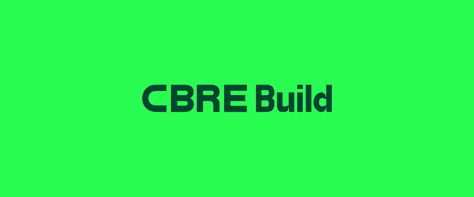 New Logo and Identity for CBRE Build done In-house