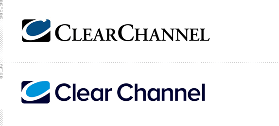 Clear Channel International Logo, Before and After