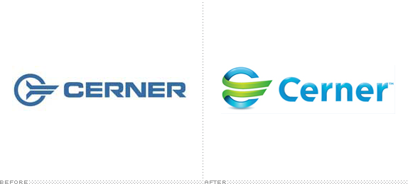 Cerner Logo, Before and After