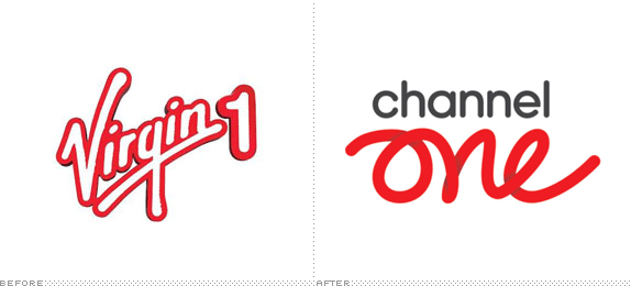 Channel One Logo, Before and After
