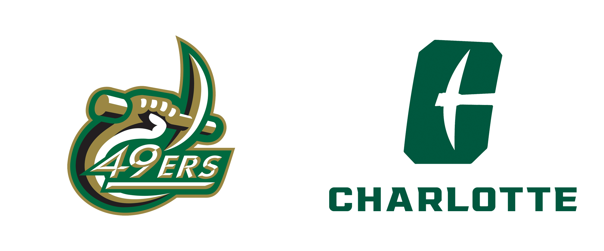 Brand New: New Logos for Charlotte 49ers by Luquire George Andrews