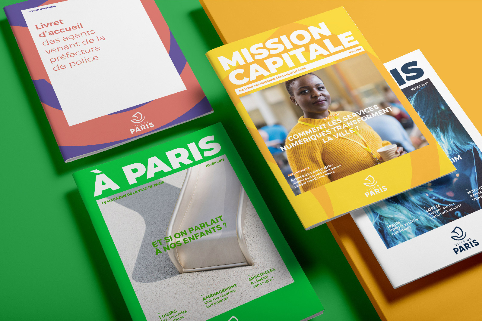 New Logo and Identity for City of Paris by Carré Noir