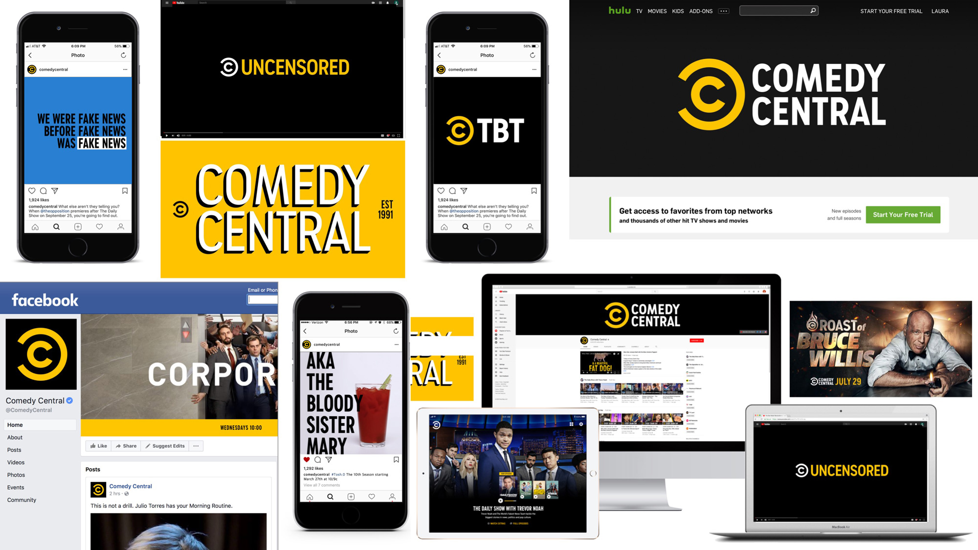 New Logo and On-air Look for Comedy Central by loyalkaspar and In-house