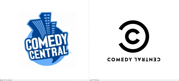 Comedy Central Logo, Before and After
