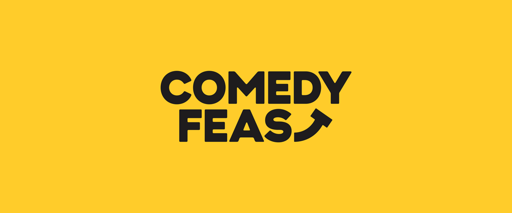 New Logo and Identity for Comedy Feast by Only