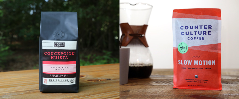New Packaging for Counter Culture Coffee done In-house