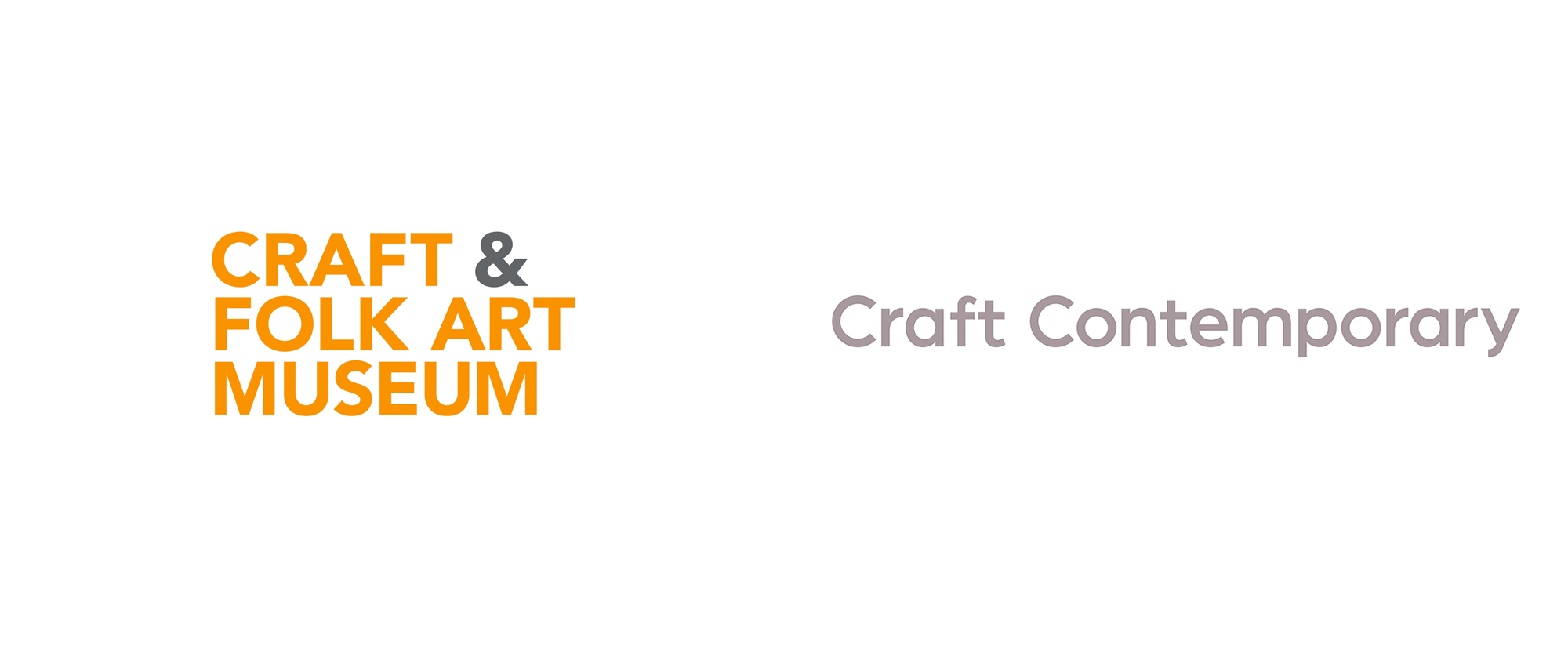 New Name, Logo, and Identity for Craft Contemporary by Siegel+Gale