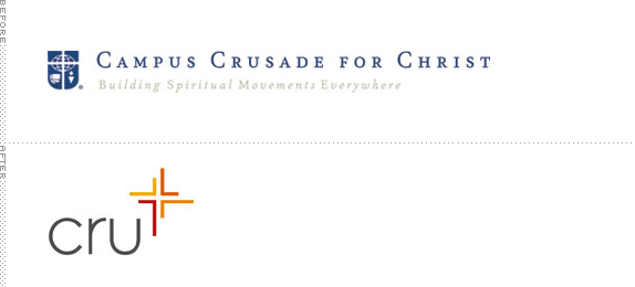 Cru Logo, Before and After