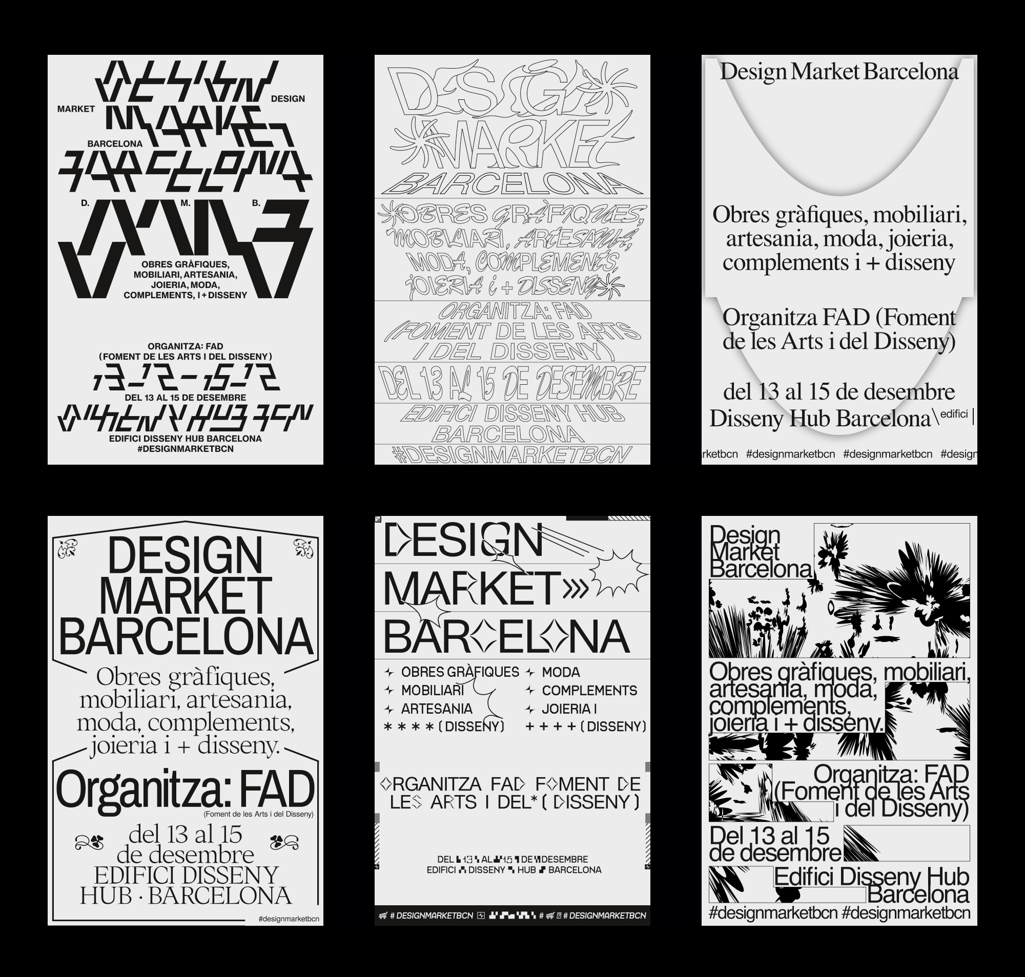 New Identity for Design Market Barcelona by Naranjo-Etxeberria