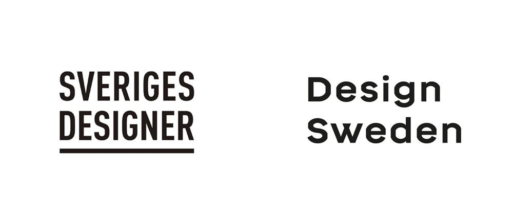 New Name, Logo, and Identity for Design Sweden by Parasol and Letters from Sweden