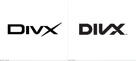 DivX Logo, Before and After
